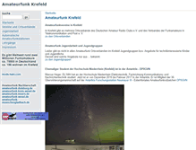Tablet Screenshot of amateurfunk-krefeld.de